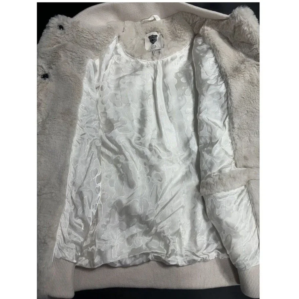 Ciara Love Is The Answer Faux Fur Jacket Xs - Picture 5 of 7